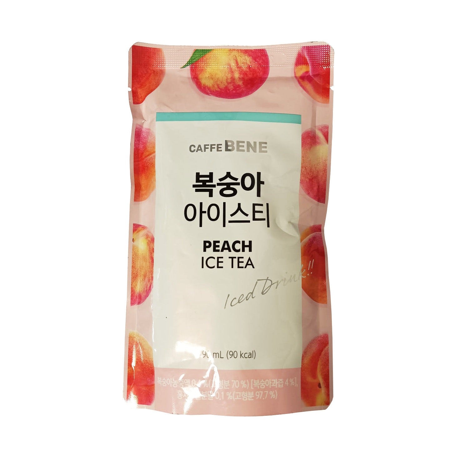 Caffe Bene Ice Tea Peach