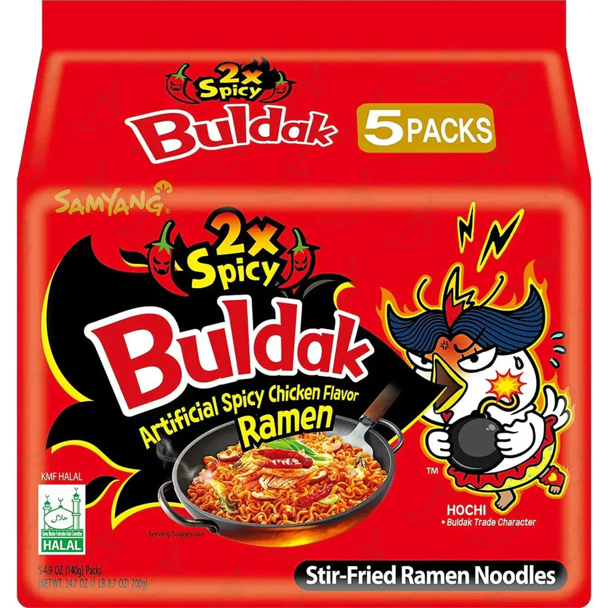 Buldak Spicy 2x
